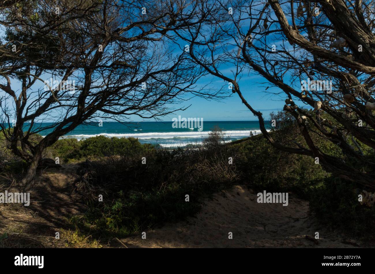 90 Mile Beach at Paradise Beach Victoria Australia Stock Photo Alamy