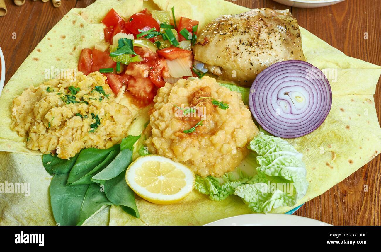 Beyainatu, most popular vegetarian dish , Ethiopian cuisine