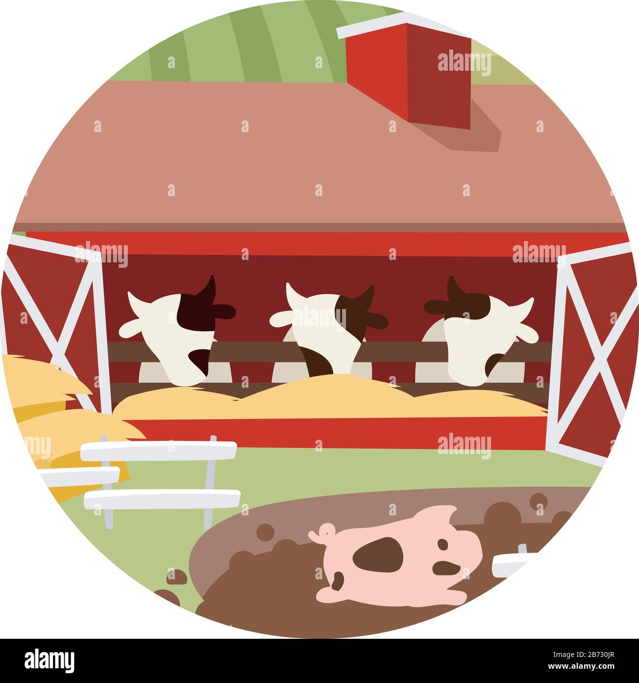 Pig breeding Stock Vector Images - Alamy