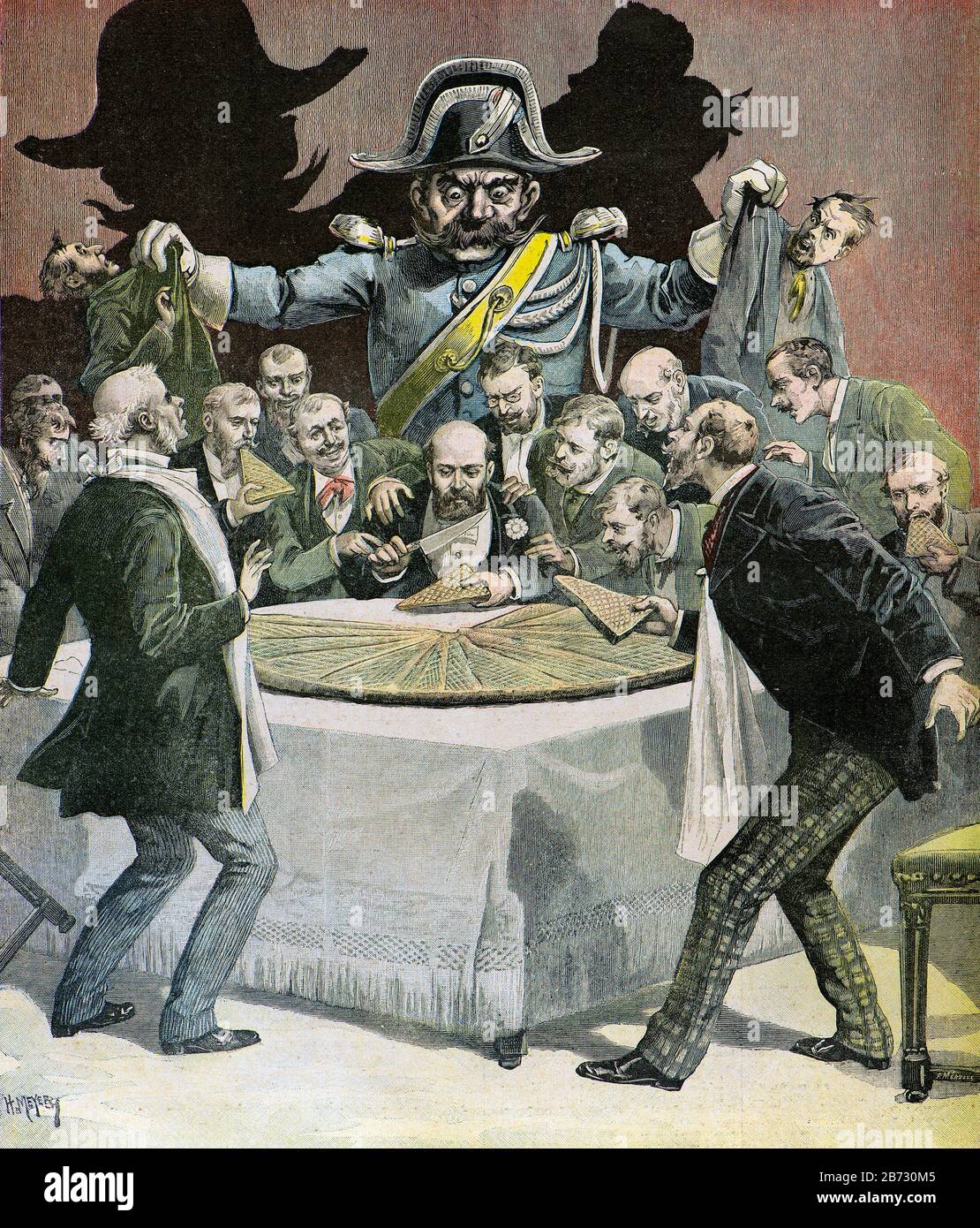 Meyer Henri 1841 1899 Caricature Of The Feast Of Kings The meyer-henri-1841-1899-caricature-of-the-feast-of-kings-the
