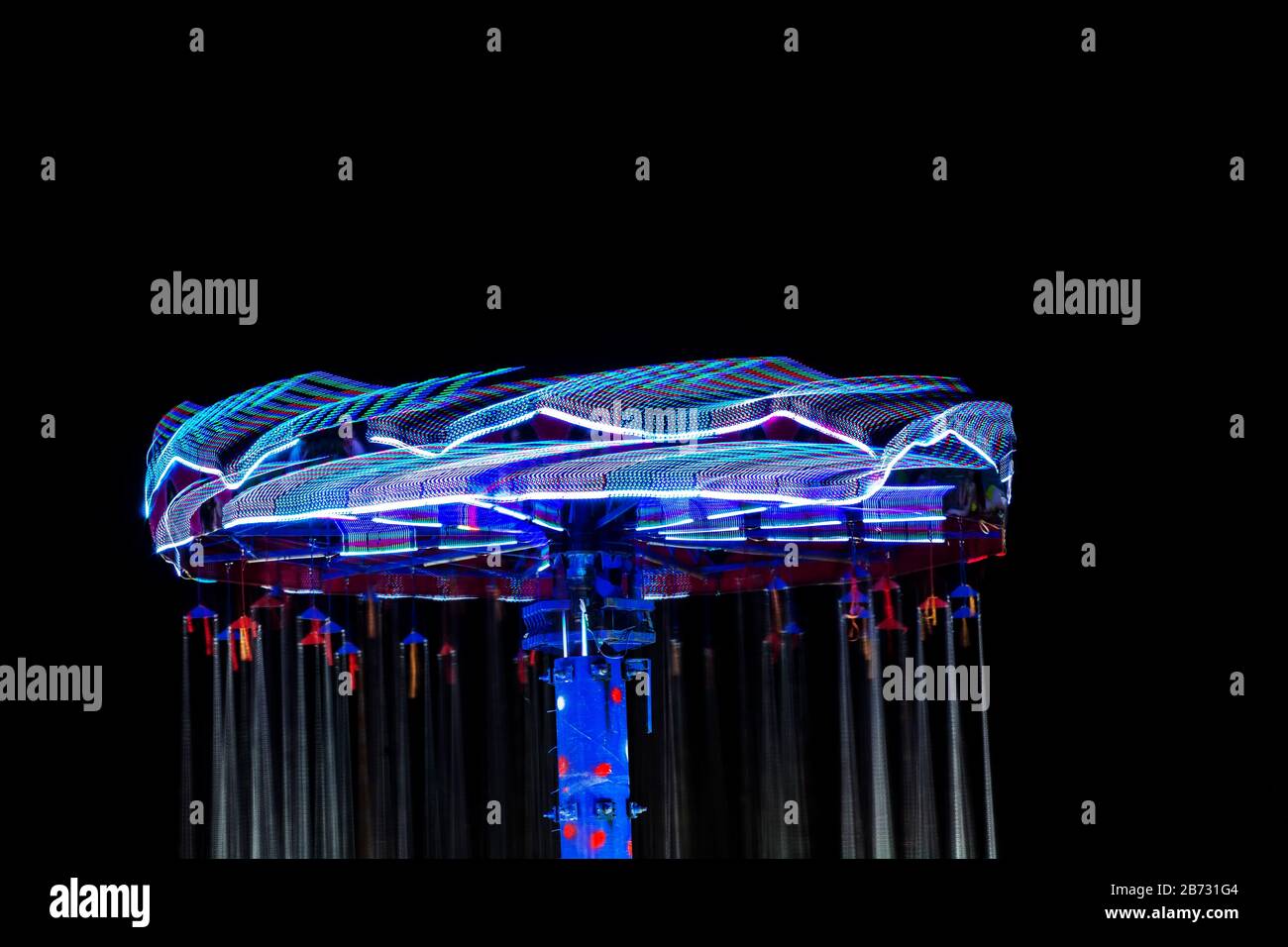 Rotating colored lights Stock Photo - Alamy