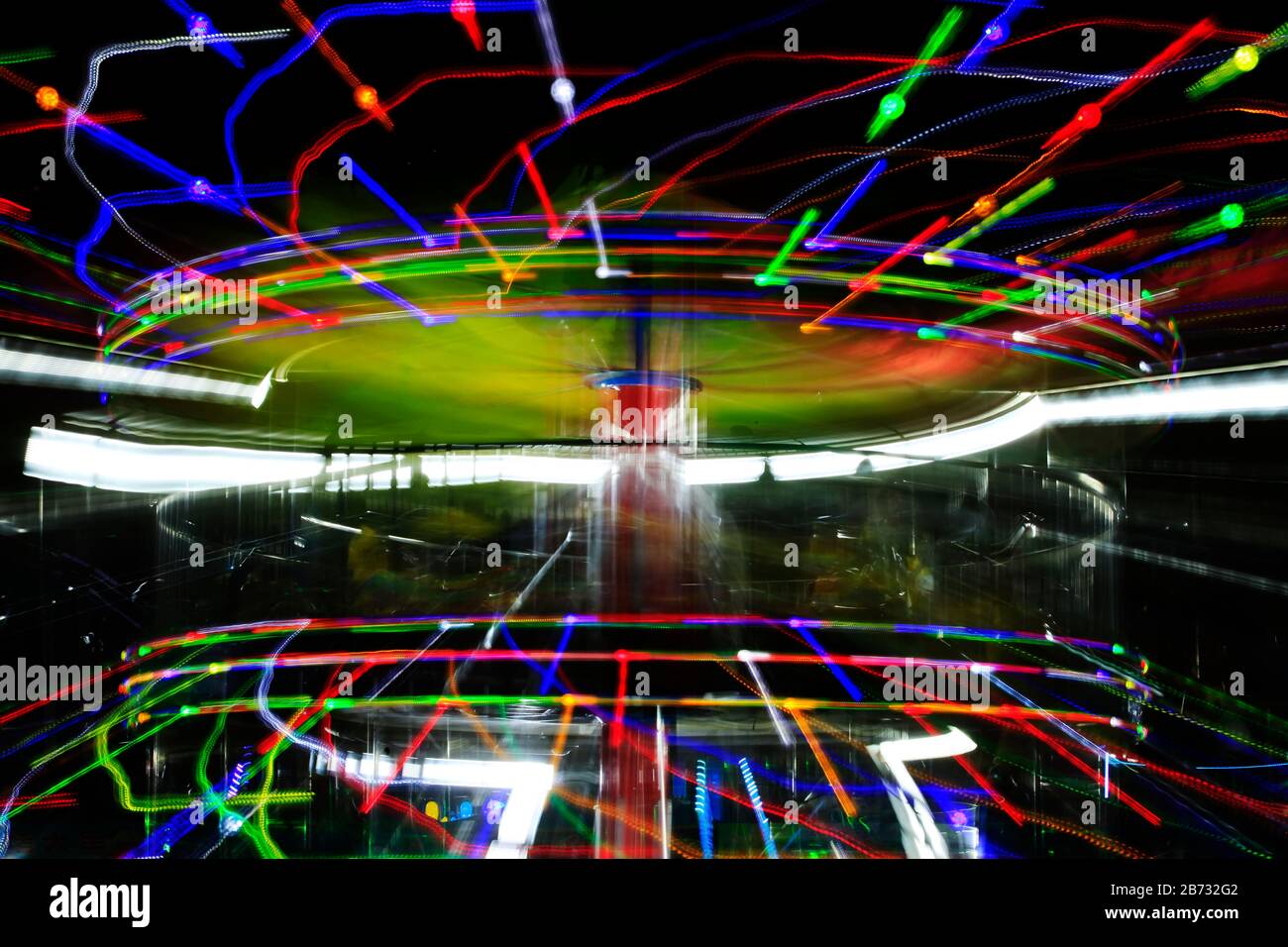 Rotating colored lights Stock Photo - Alamy