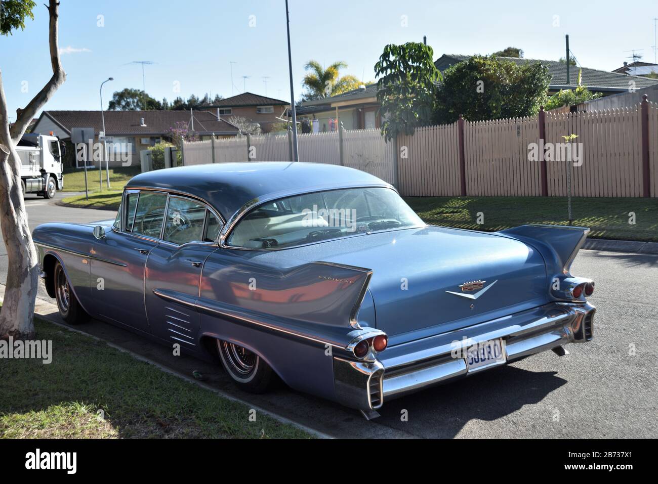 American vintage car in Queensland, Australia Stock Photo