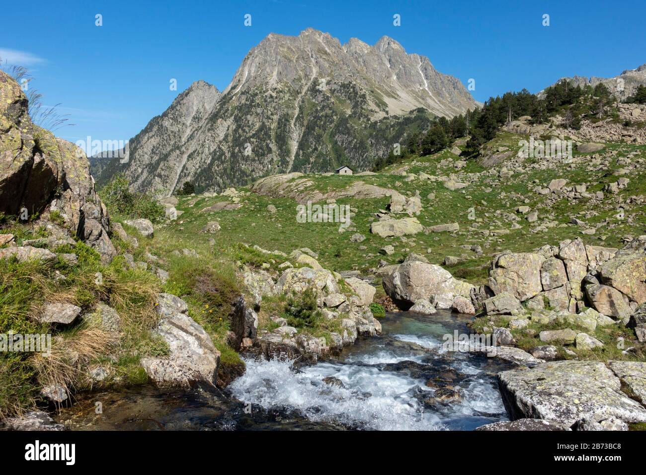 Aiguestortes National Park.Pyrenees.Catalonia.Spain Stock Photo