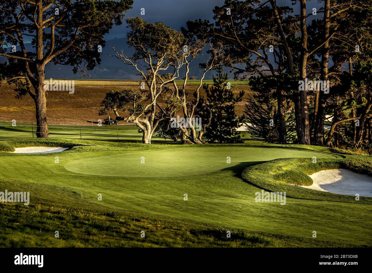 Pebble Beach golf course, Monterey, California, usa Stock Photo Alamy
