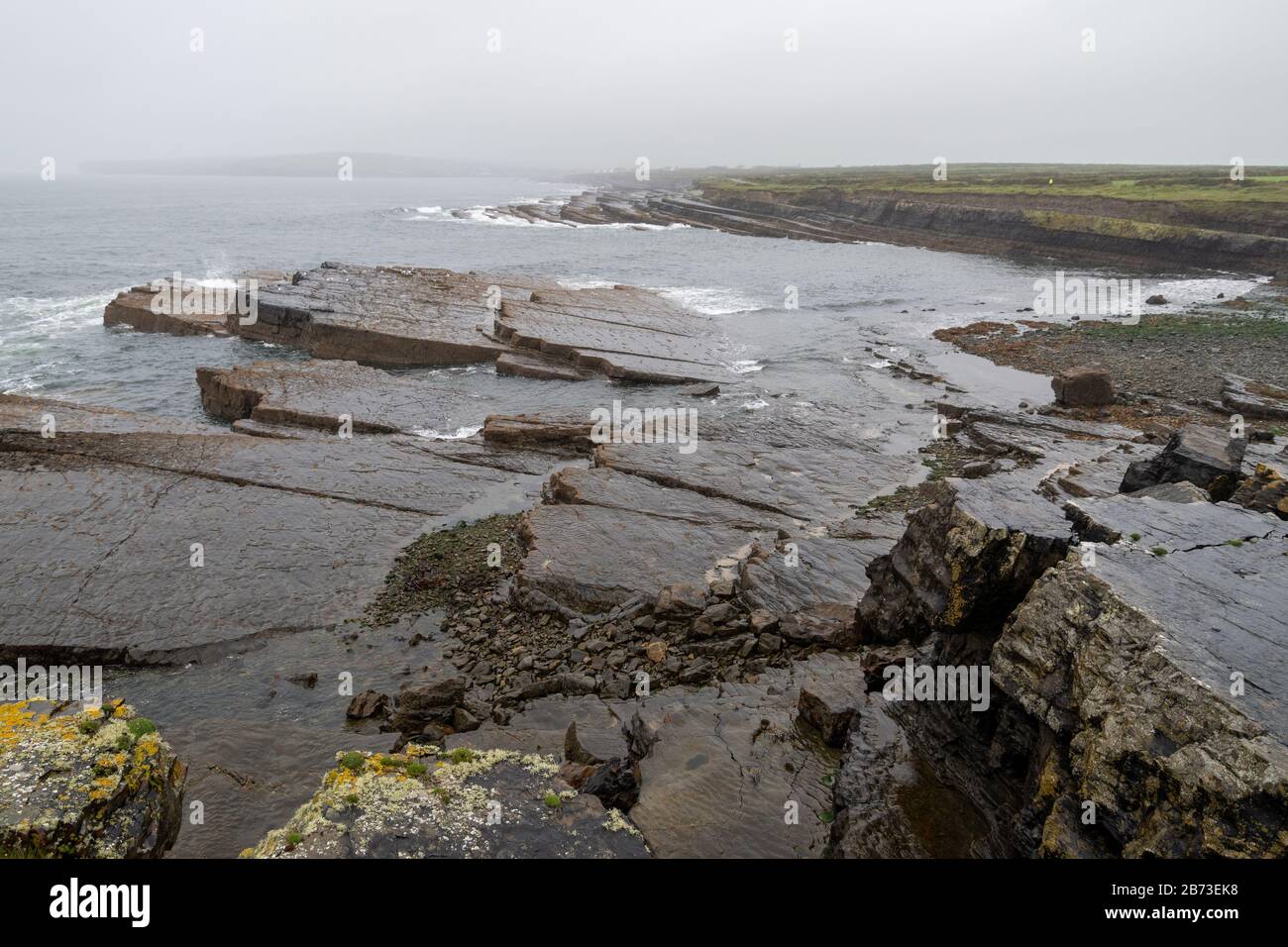 Burren on the Wild Atlantic Way in Ireland Stock Photo