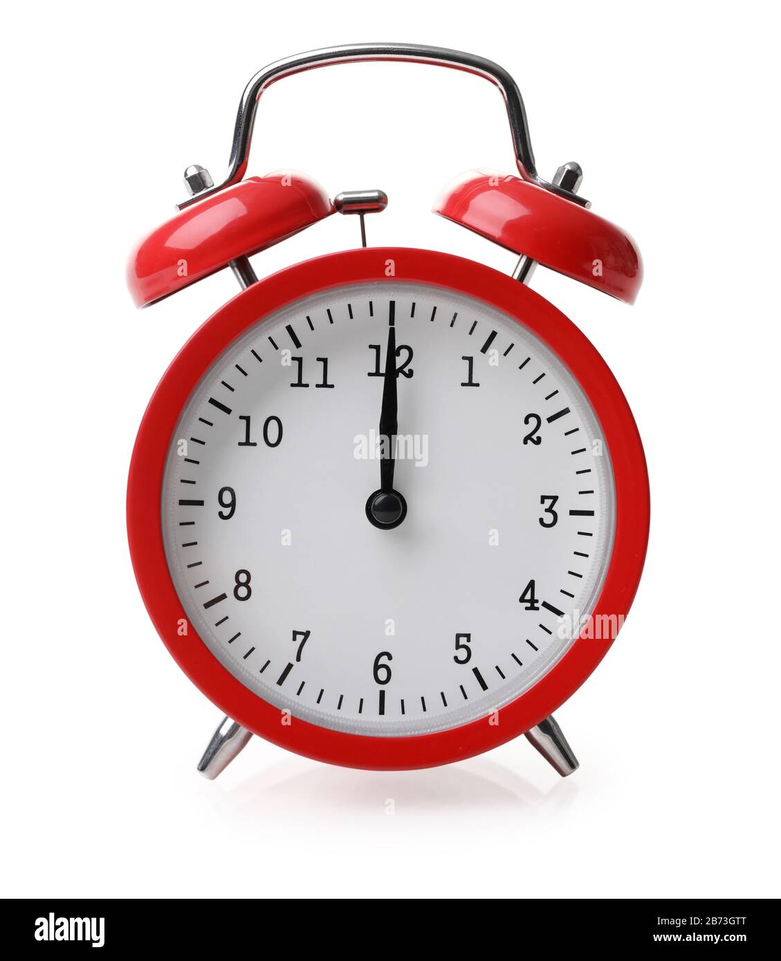 Clock at given point in time gives sound signal stock photo alamy