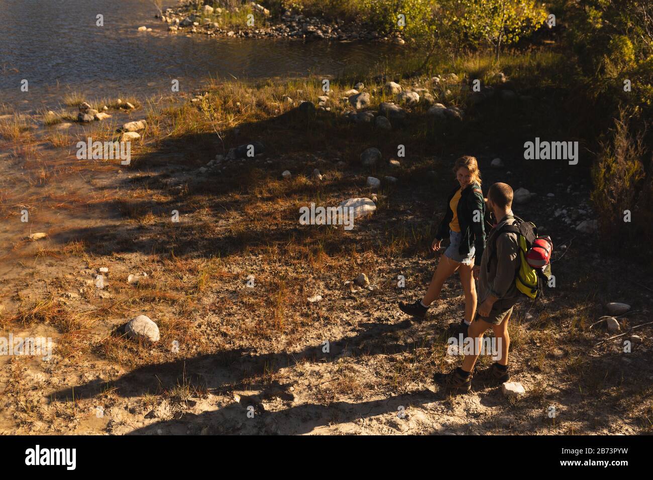 High angle people walking hi-res stock photography and images - Alamy