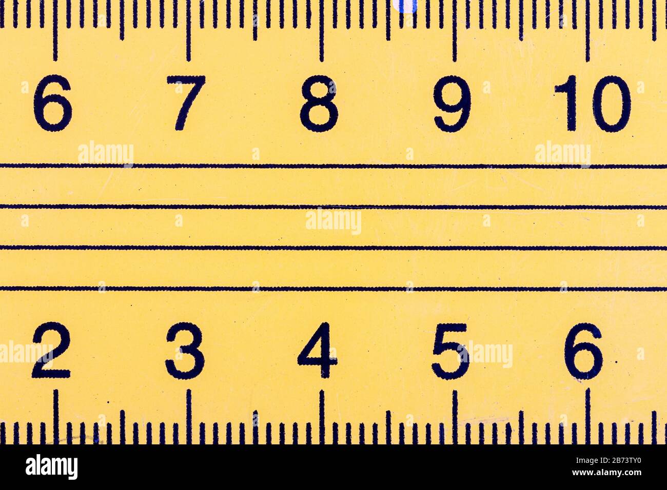 a millimeter ruler Stock Photo - Alamy