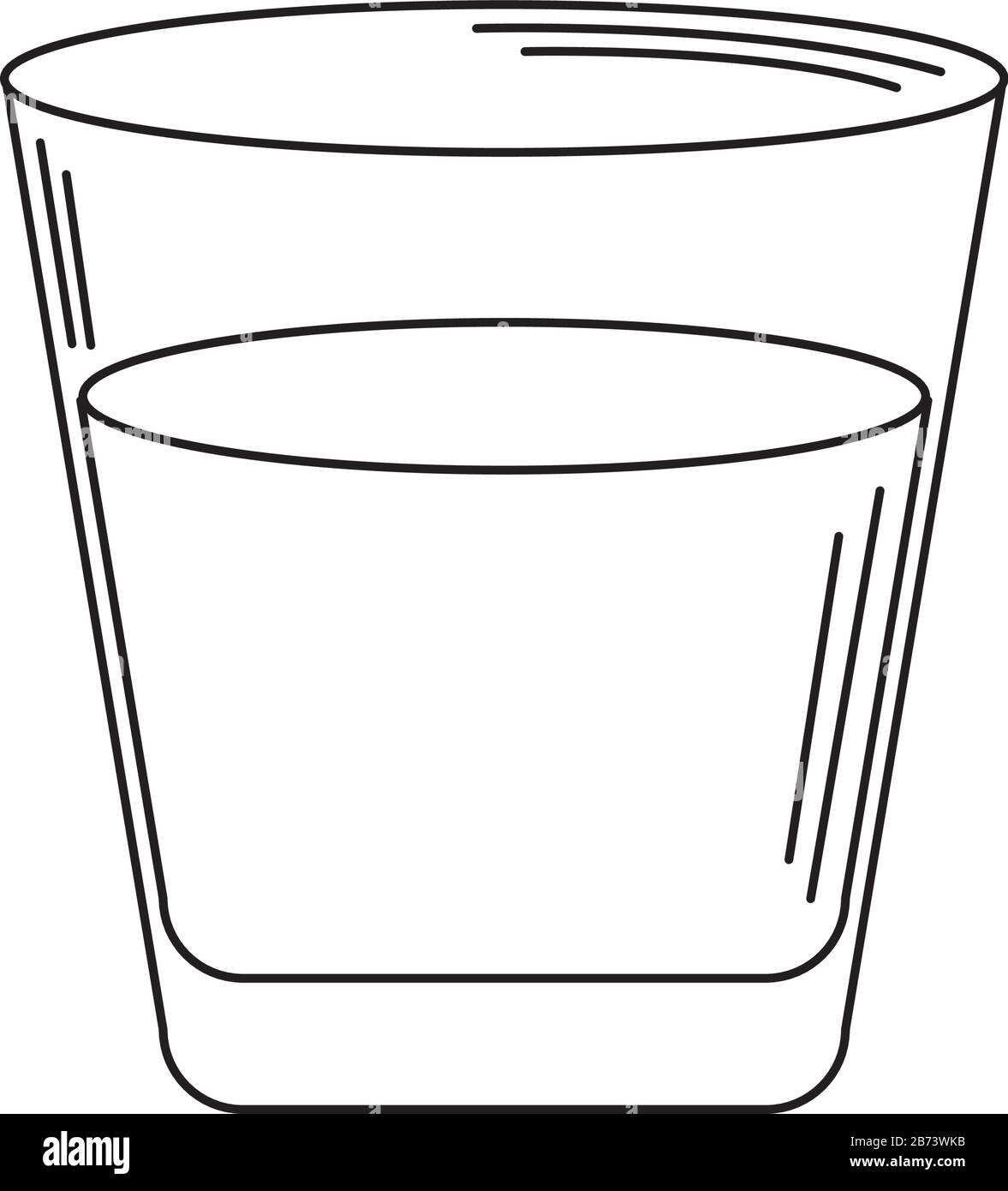 Pencil Sketch Of A Glass Of Water - Desi Painters
