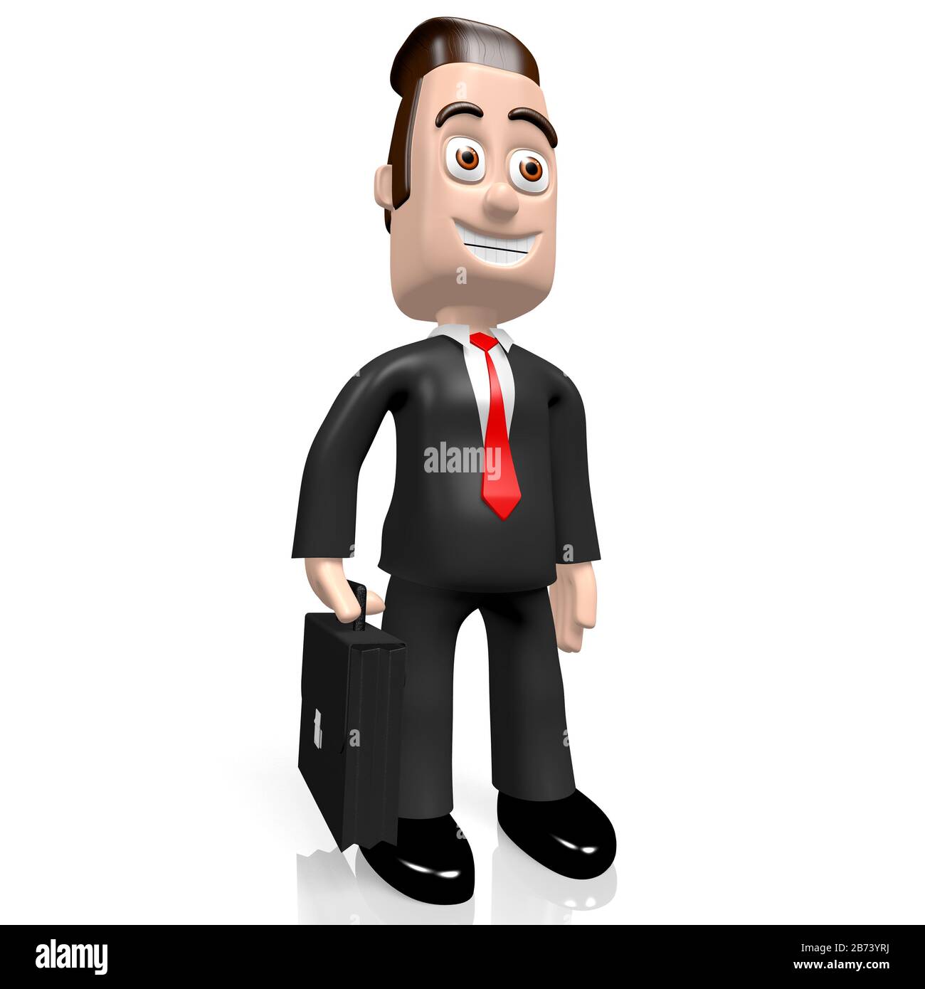 3d man businessman briefcase hi-res stock photography and images - Alamy