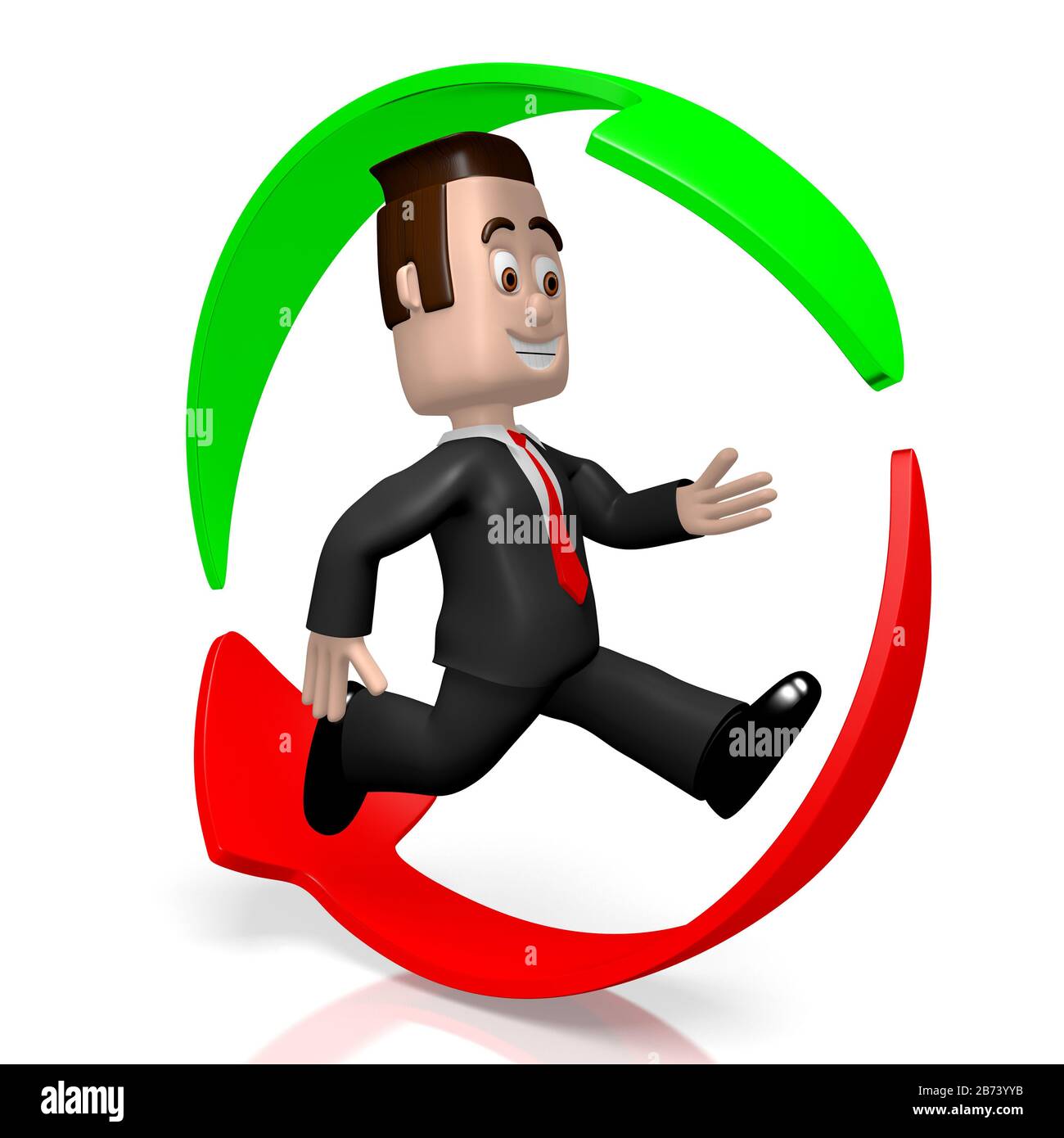 3D performance concept Stock Photo - Alamy