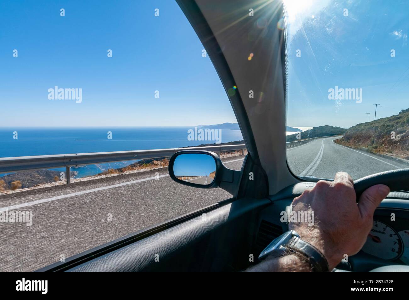 Driving car europe coastline hires stock photography and images Alamy