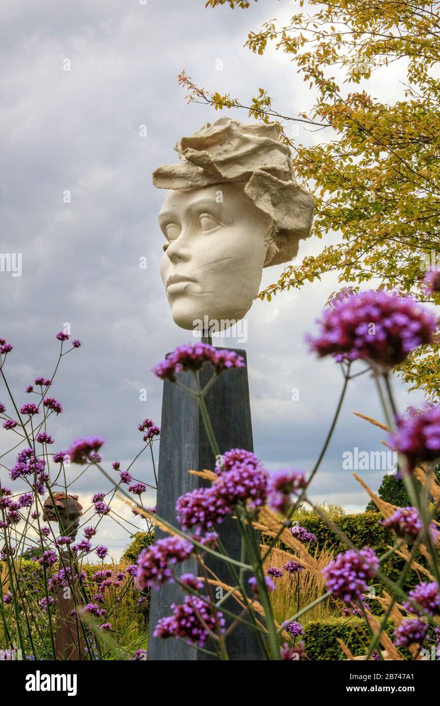 marks hall sculpture colchester essex england uk Stock Photo - Alamy