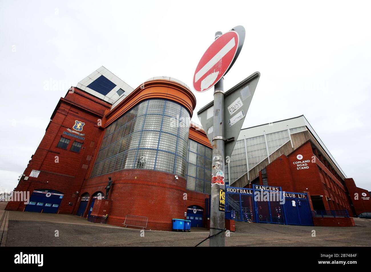 Ibrox aerial hi-res stock photography and images - Alamy