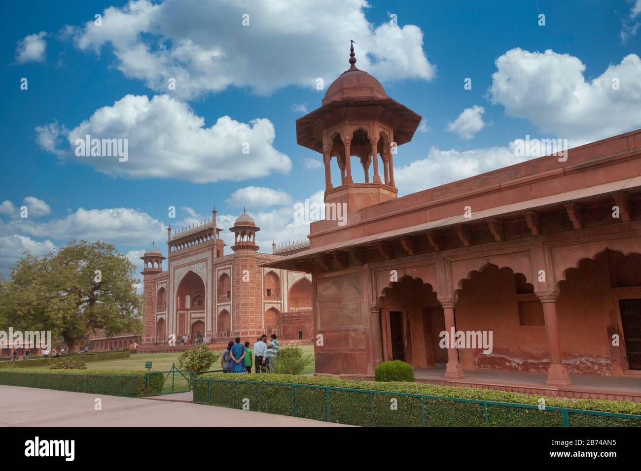 Taj Mahal in Agra , India Stock Photo Alamy