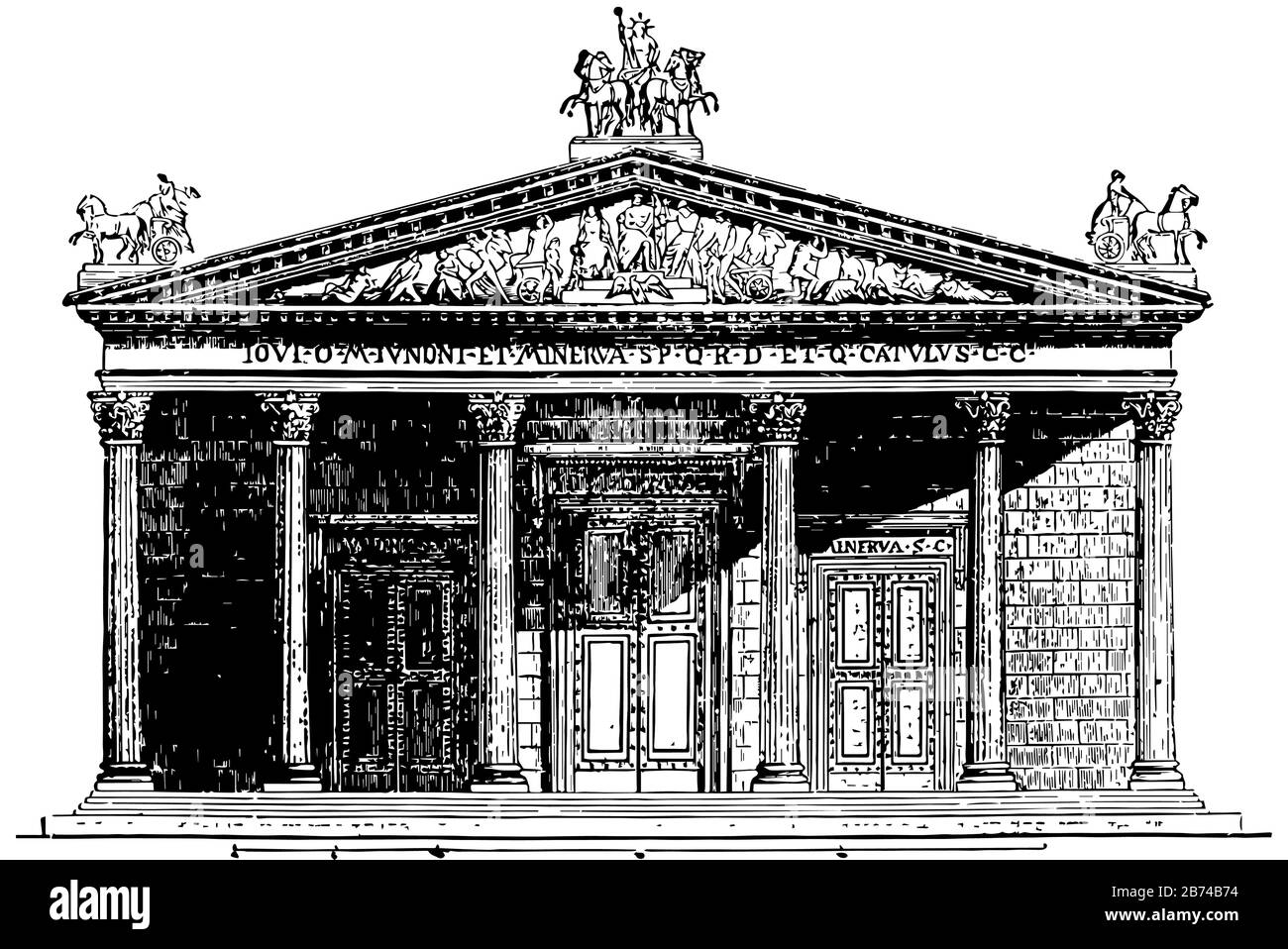 Temple of Jupiter, Capitolinus at Rome, Aedes Iovis Optimi Maximi Capitolini, Greatest on the