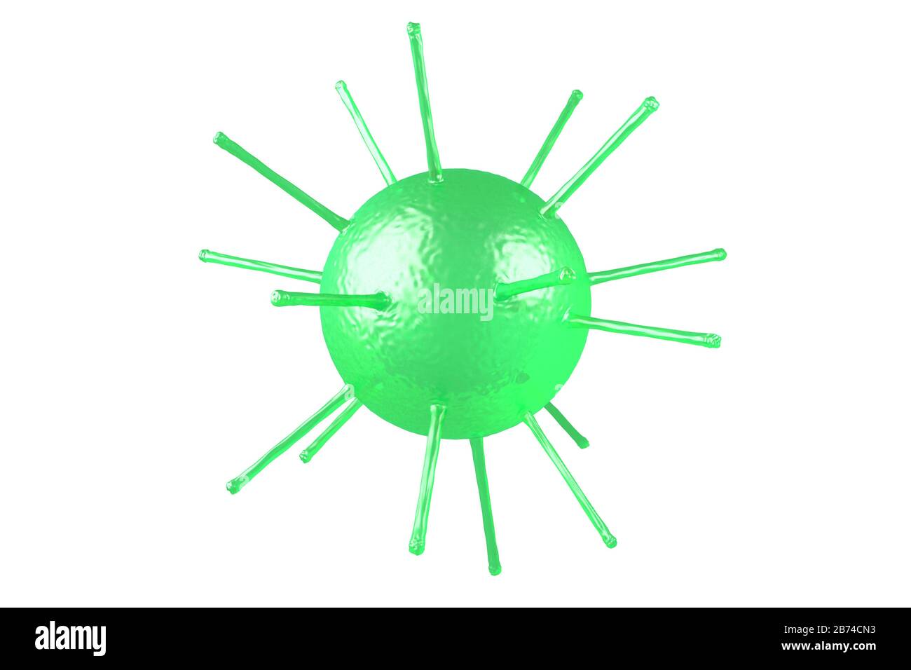 3D virus - isolated on white background Stock Photo - Alamy