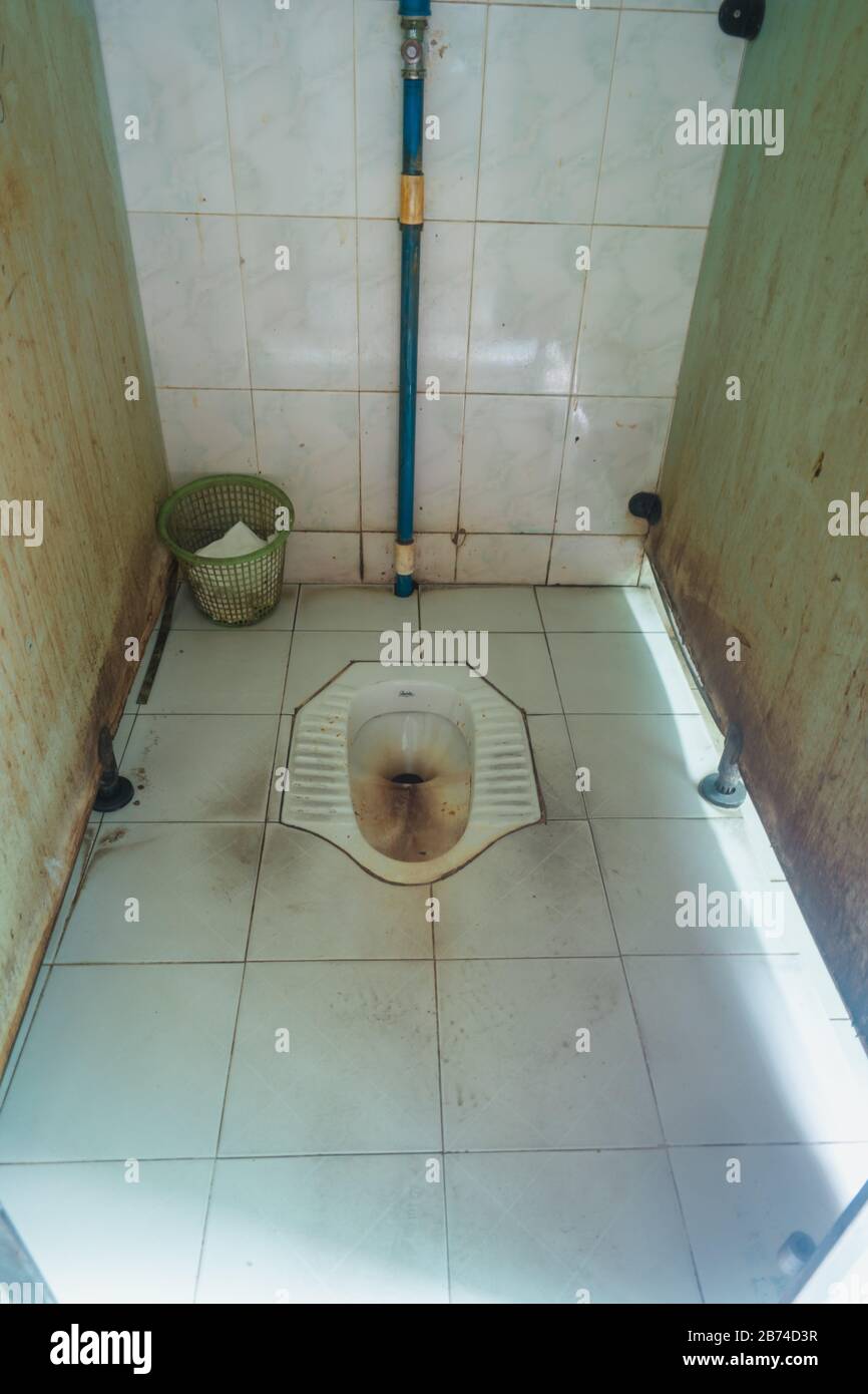 Old and rust toilet Stock Photo Alamy