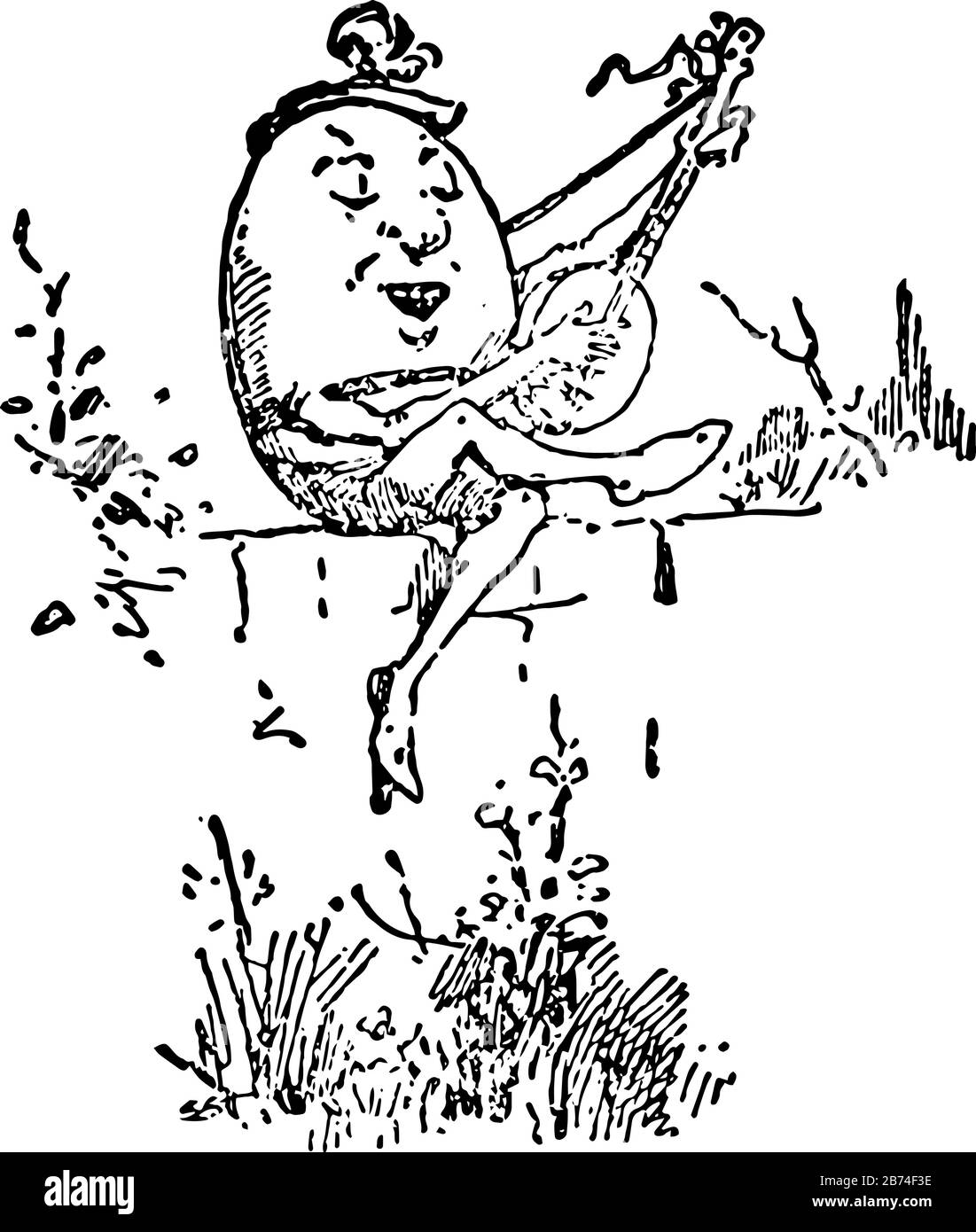 Humpty dumpty wall Black and White Stock Photos & Images Alamy