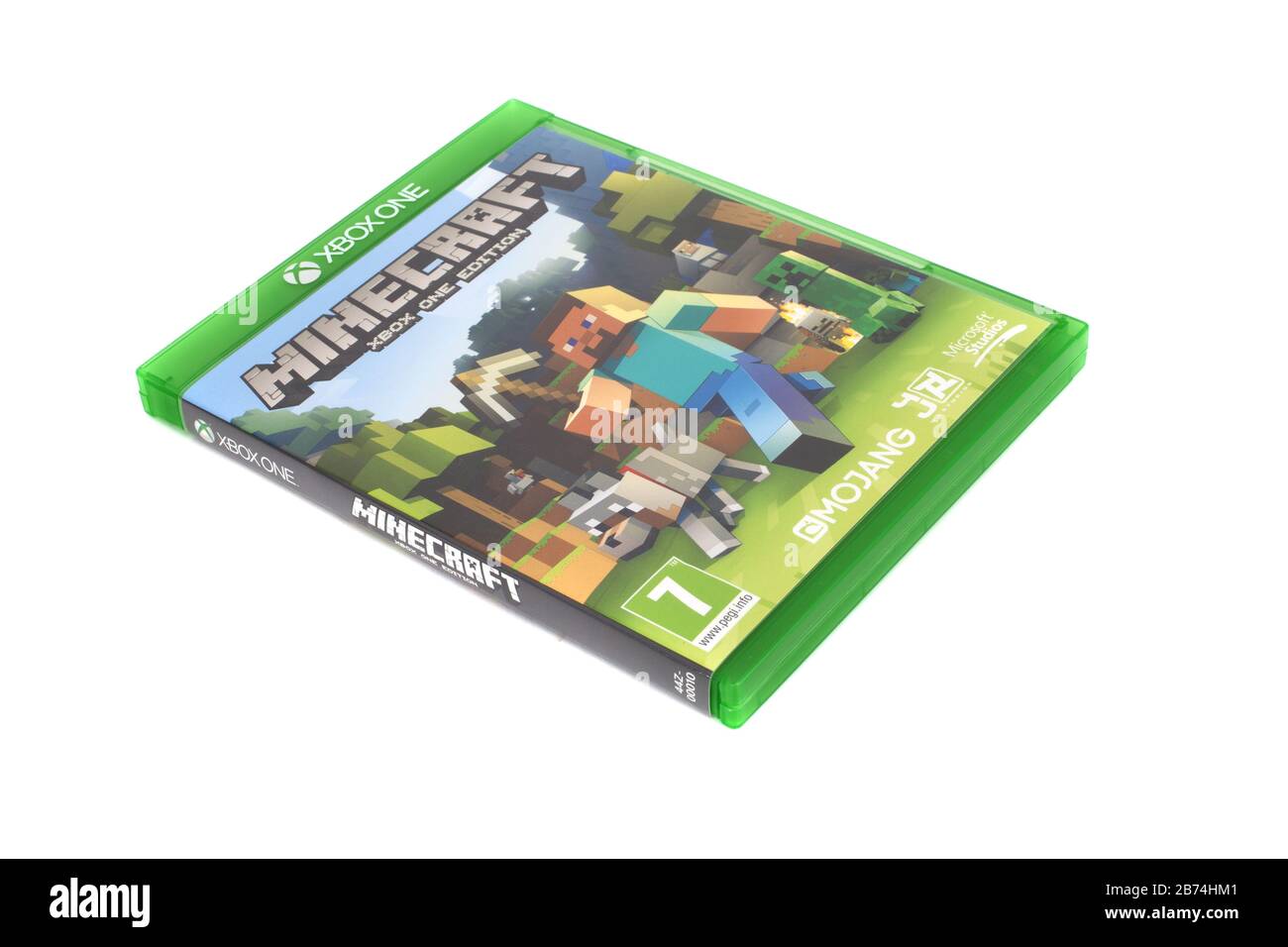 The Xbox game Minecraft by Mojang Stock Photo