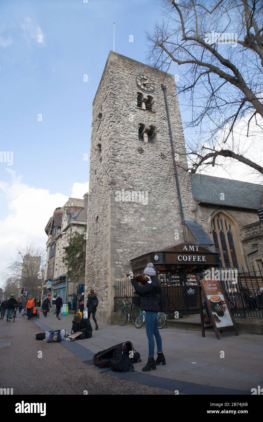 Oxford Oxfordshire UK 03 09 2020 Oxford's Saxon Tower Stock Photo