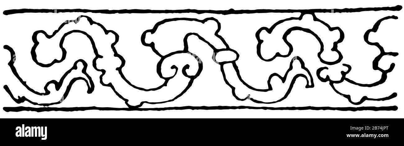 Kulah Destiny Design Claimed by some to have originally been intended to represent an alligator, There are seen in any other class of fabrics, vintage Stock Vector