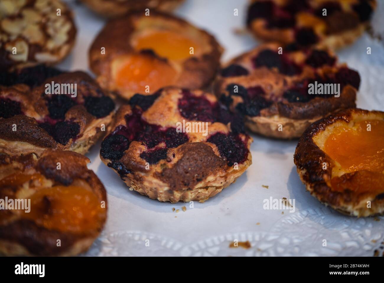 delicious czech bakery breakfast dishes Stock Photo