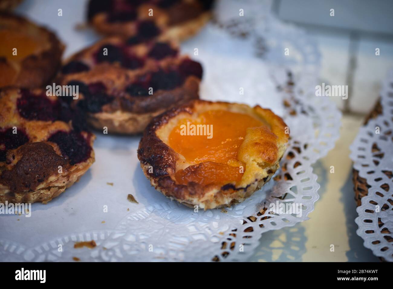 delicious czech bakery breakfast dishes Stock Photo