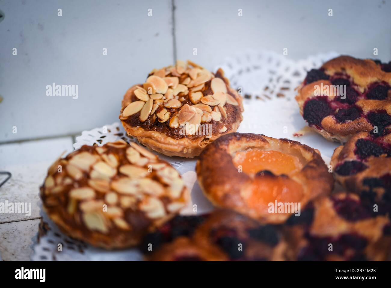 delicious czech bakery breakfast dishes Stock Photo