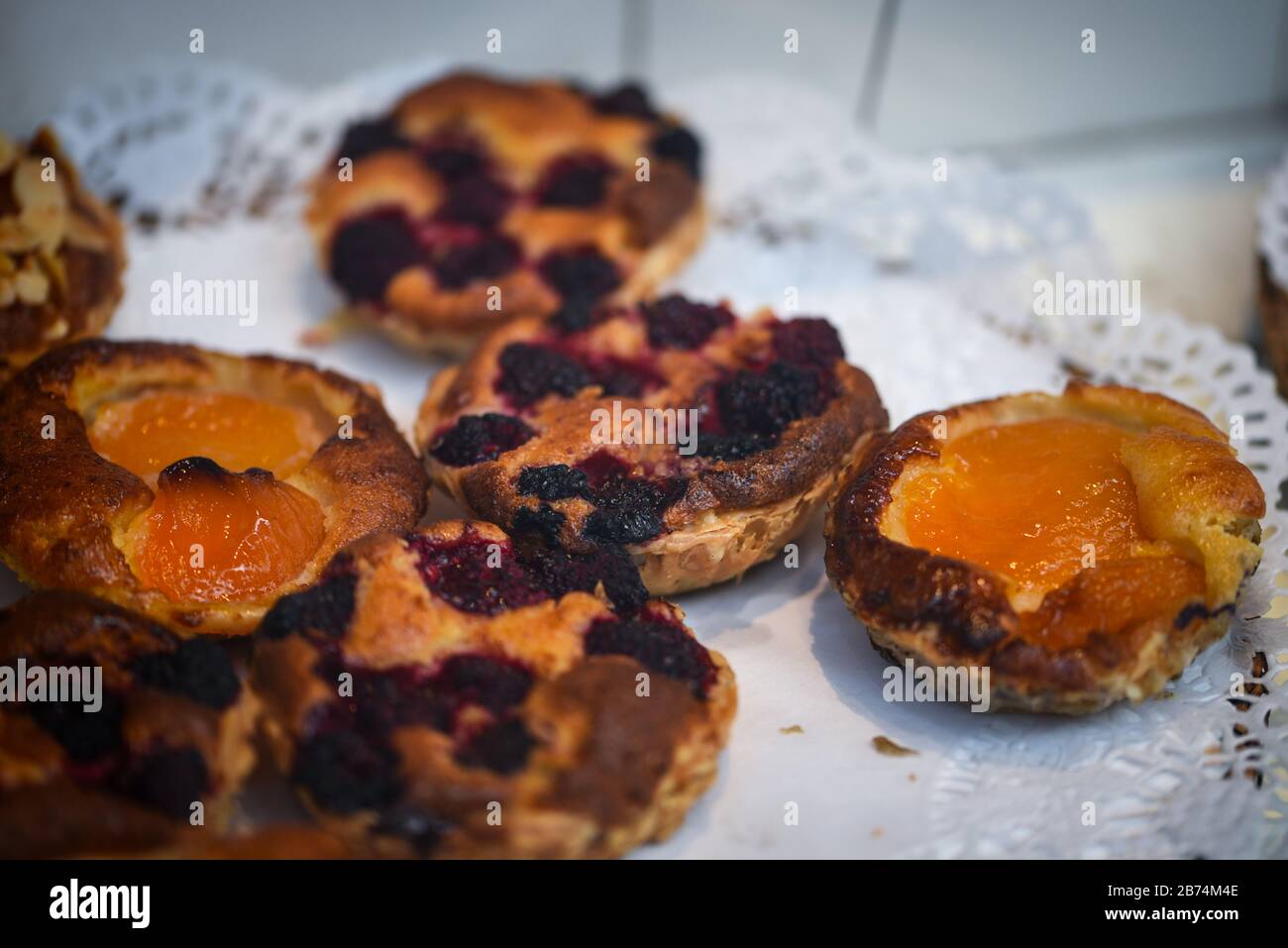 delicious czech bakery breakfast dishes Stock Photo