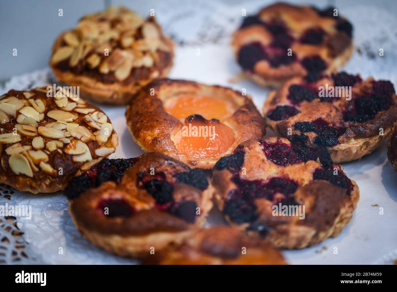 delicious czech bakery breakfast dishes Stock Photo