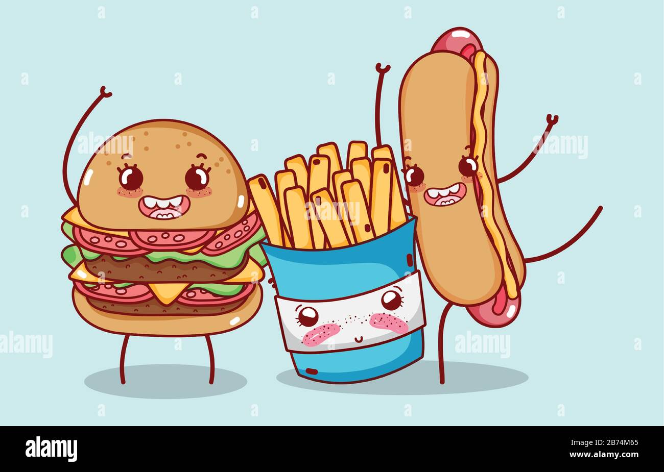 Buckle-Down Hundeleine Burger Fries Cartoon – 1,8 M Lang, 2,5 Cm Breit, Aus Strapazierfähigem Polyester