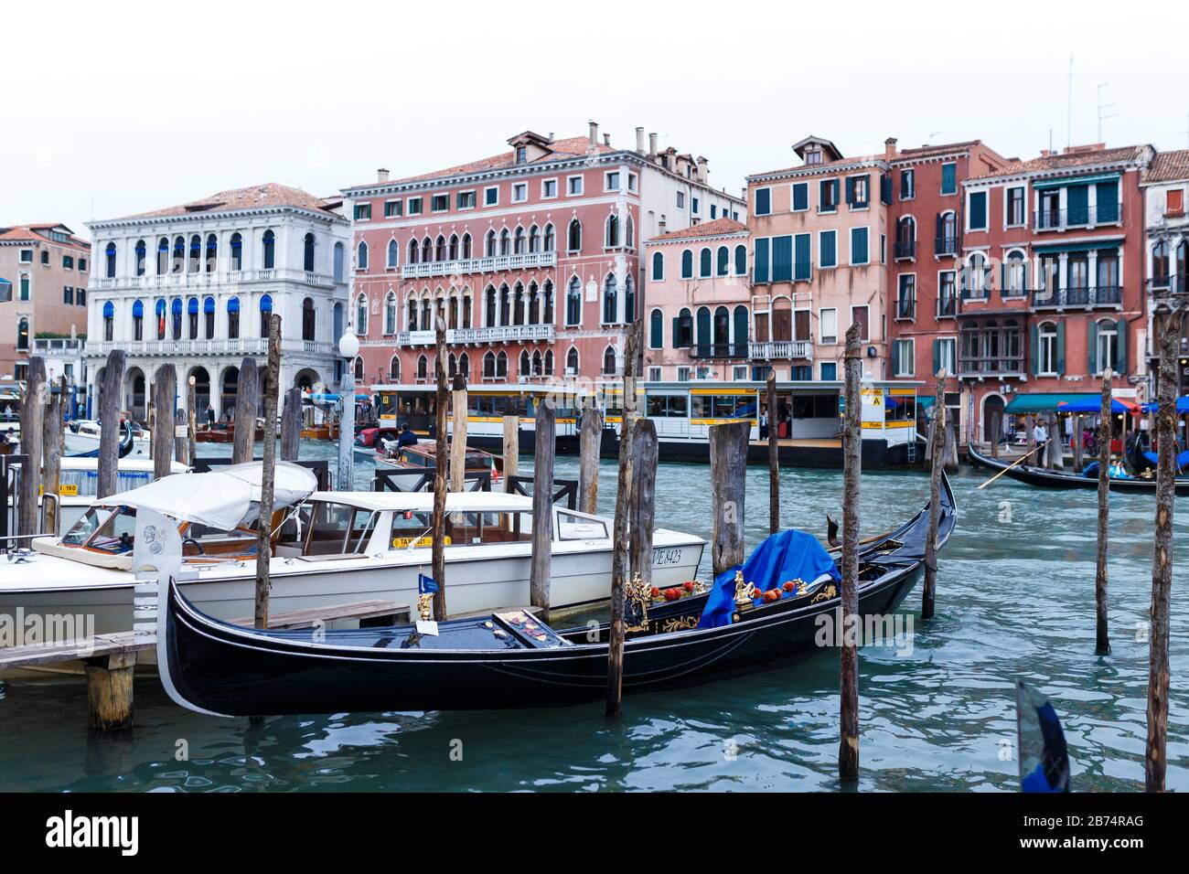 streets with colored old houses and canals in Venice Stock Photo - Alamy