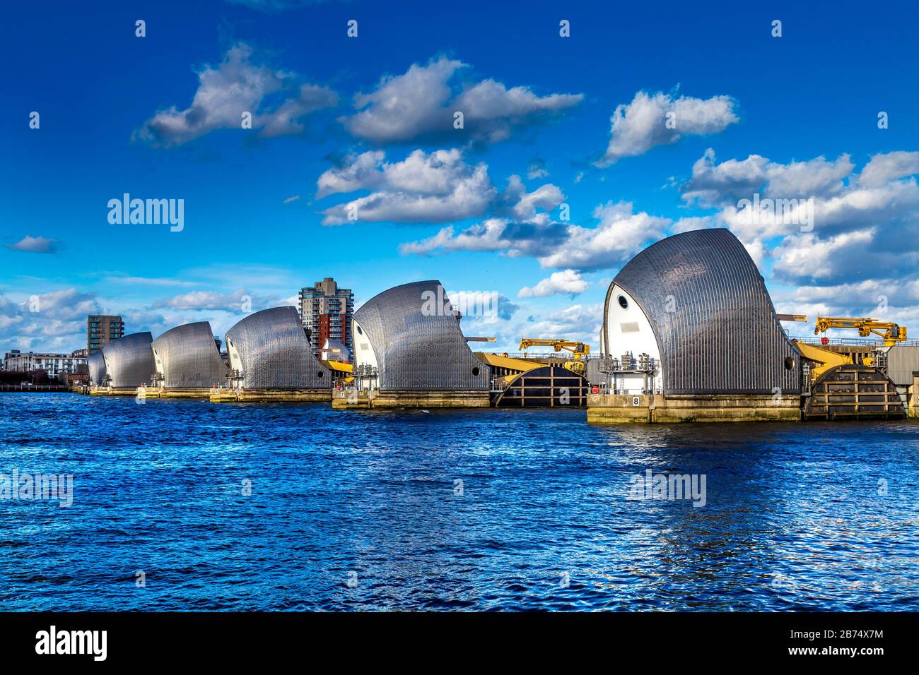 Thames Barrier, London, UK Stock Photo