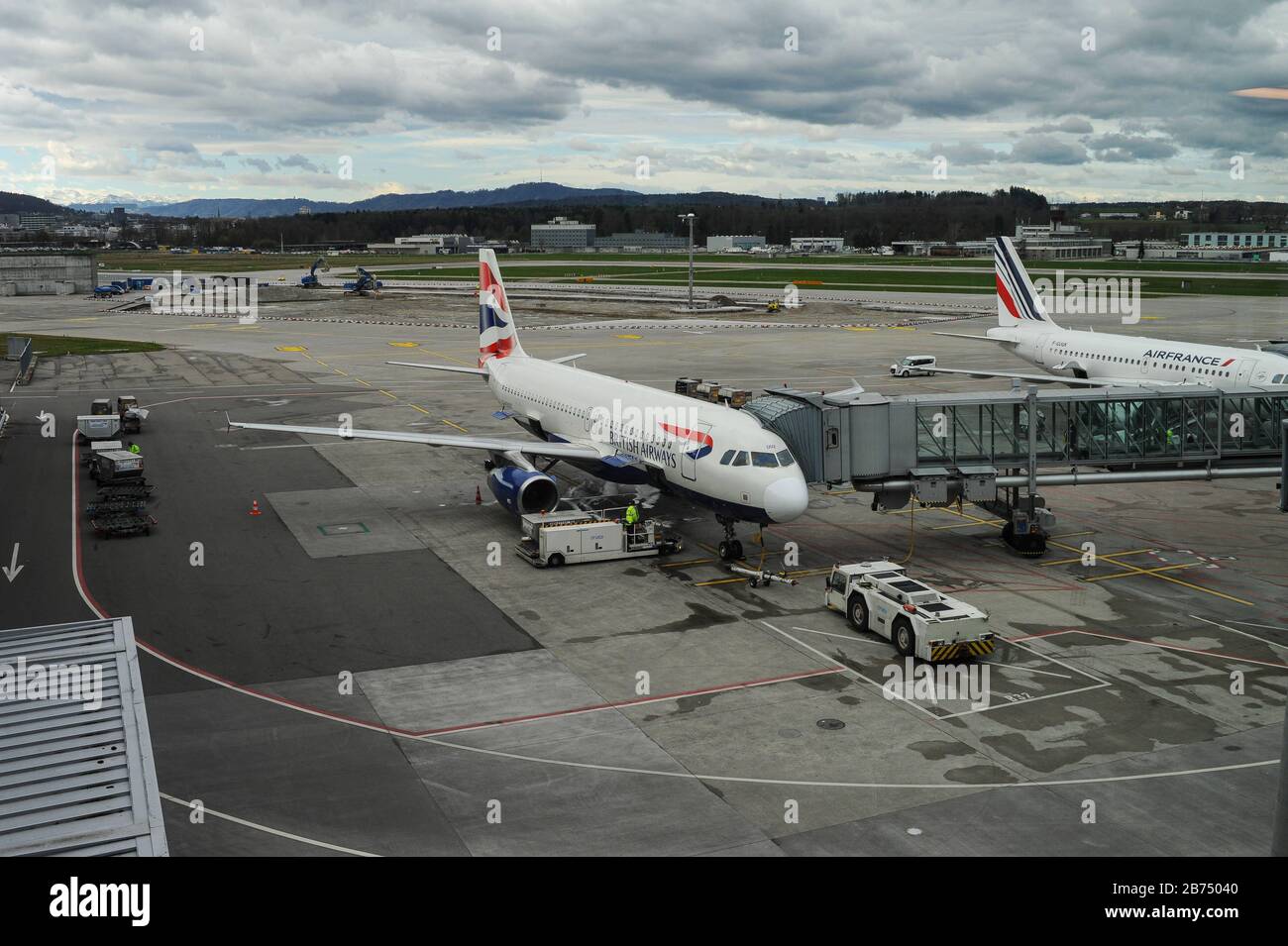 31.03.2015, Zurich, Switzerland, Europe Passenger aircraft of the