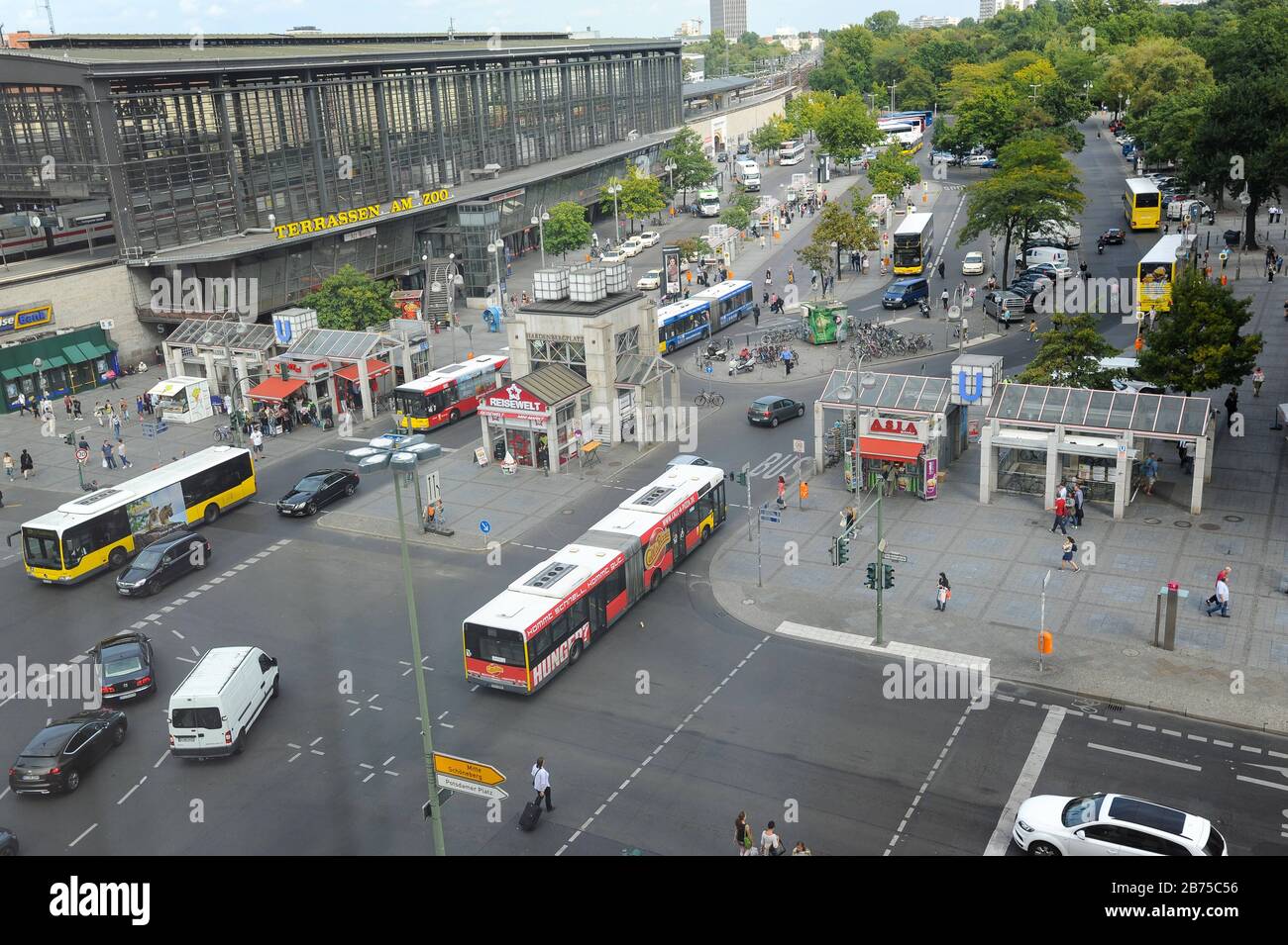 08.09.2014, Berlin, Germany, Europe An elevated view of the