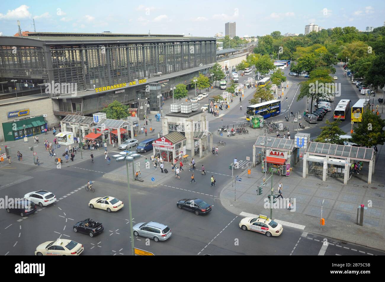 08.09.2014, Berlin, Germany, Europe An elevated view of the