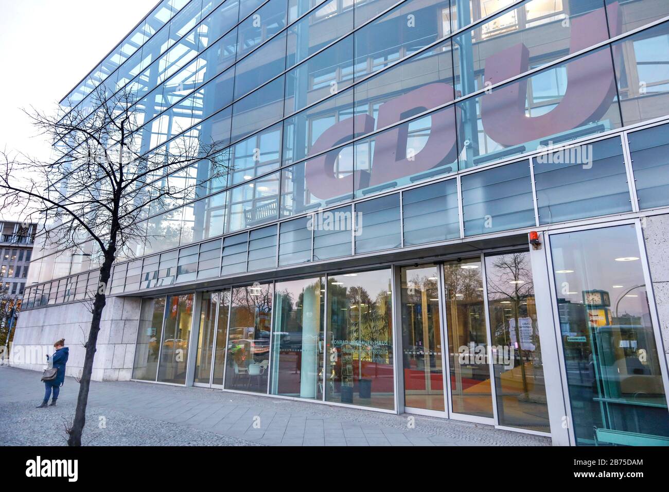 'Autumn mood' at the CDU party headquarters in Berlin, on 05.11.2018. [automated translation] Stock Photo