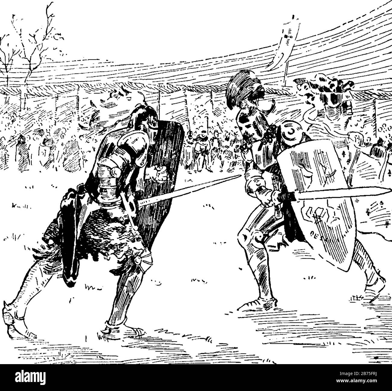 Two fighting soldiers Stock Vector Images Alamy