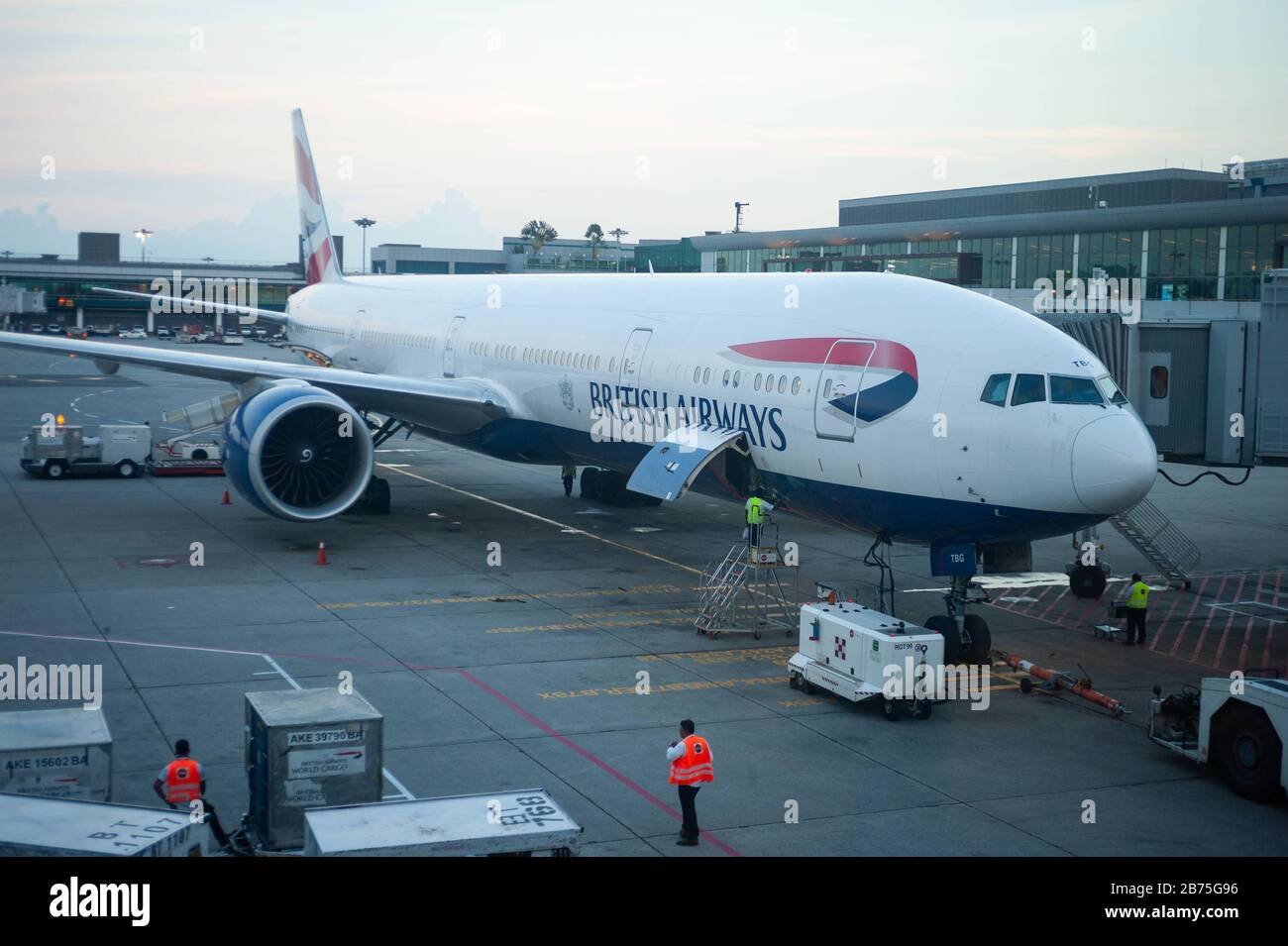 04.05.2018, Singapore, Republic of Singapore, Asia - A British Airways ...