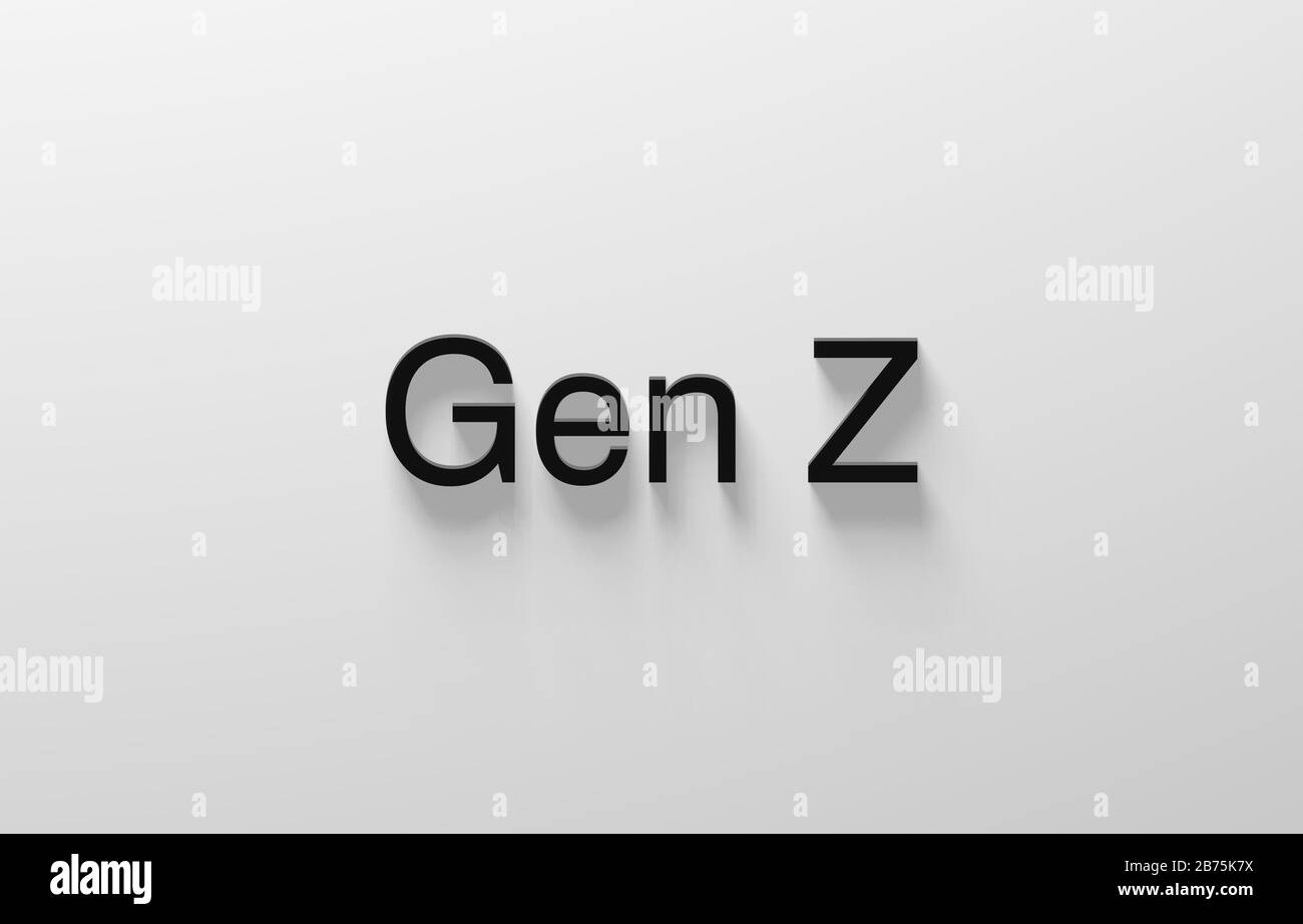 Generation Z Stock Photo