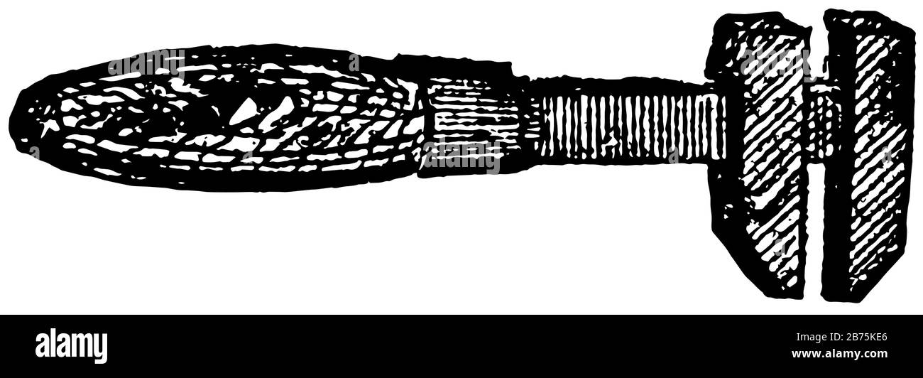 This illustration represents Monkey wrench where wrench having a