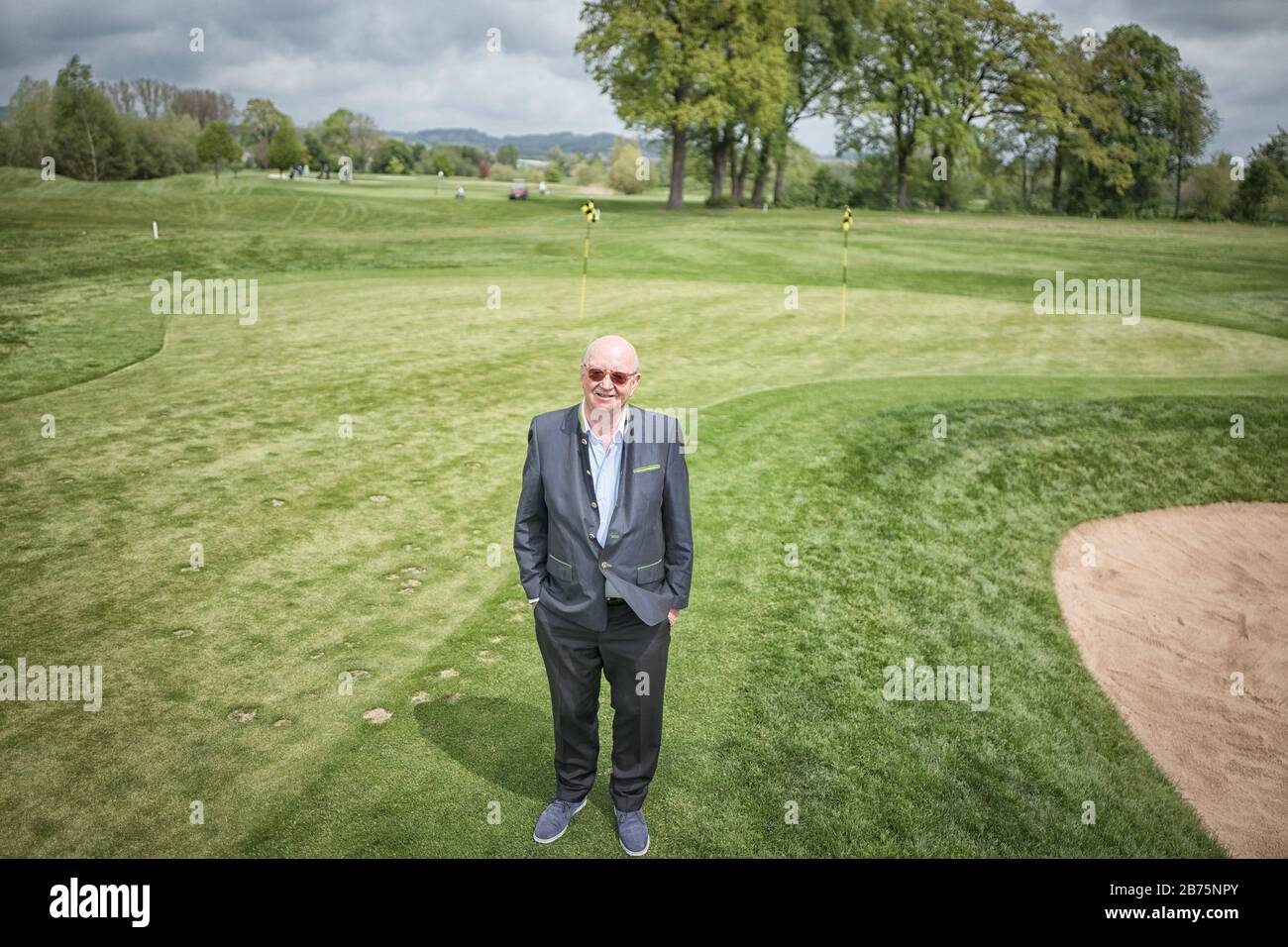 Entrepreneur Alois Hartl on the grounds of his golf resort, the Beckenbauer  Golf Course near Bad Griesbach in the Rottal Valley, Lower Bavaria.  [automated translation] Stock Photo - Alamy