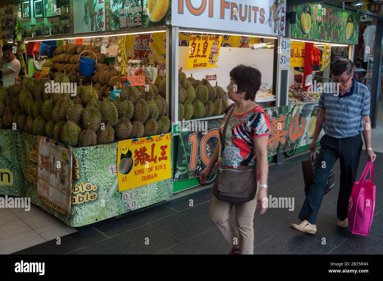 20.07.2017, Singapore, Republic of Singapore, Asia - A sales booth for