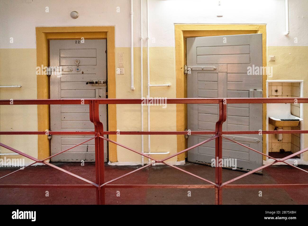 Germany, Berlin, 09.04.2017. The former women's prison SOEHT 7 in Berlin on 09.04.2017. The prison had been attached to the Lichterfelde district court in 1906. [automated translation] Stock Photo