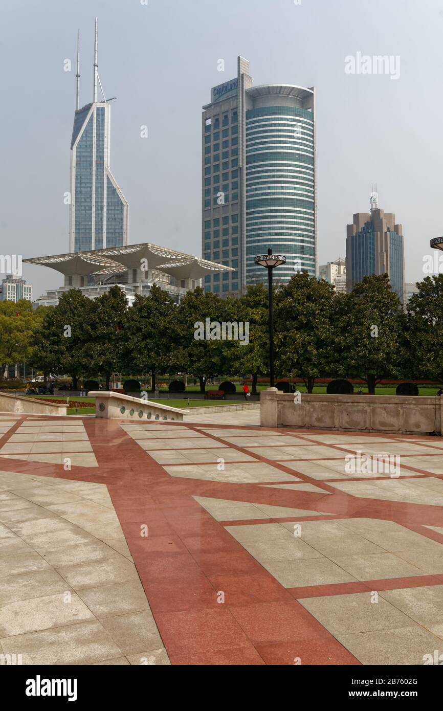 Modern centre of Shanghai Stock Photo