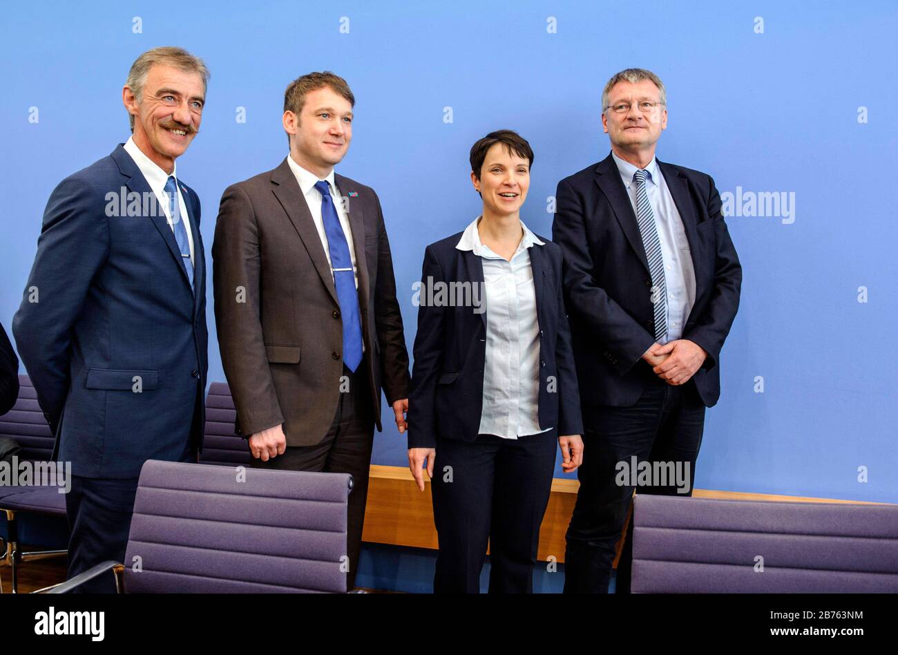 Germany Berlin 14 03 16 Press Conference Of The Alternative For Germany Topic Effects Of The State