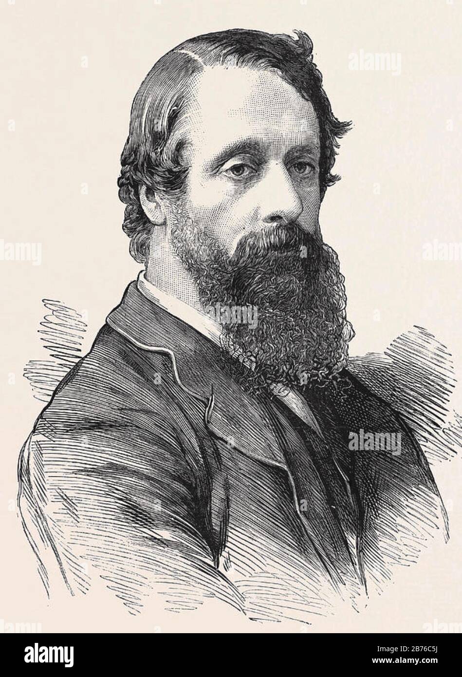 FREDRICK CAVENDISH (1836-1882) English Liberal politician murdered in Dublin's Phoenix Park killings Stock Photo