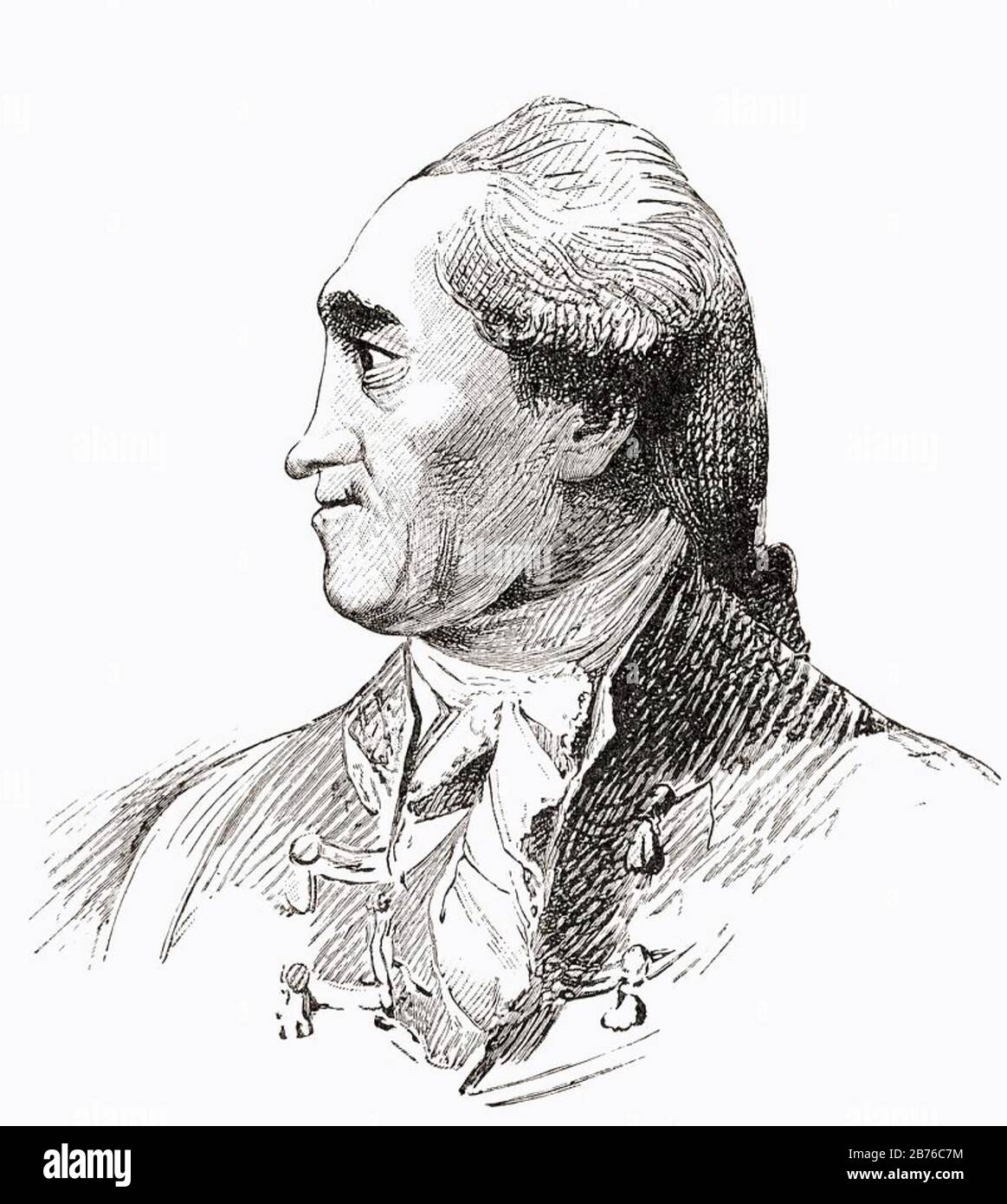 HENRY FLOOD (1732-1791) Irish statesman Stock Photo